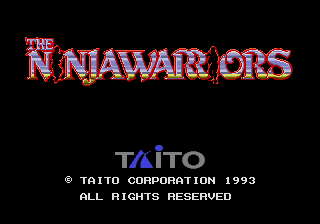 Заставка игры Ninja Warriors, The